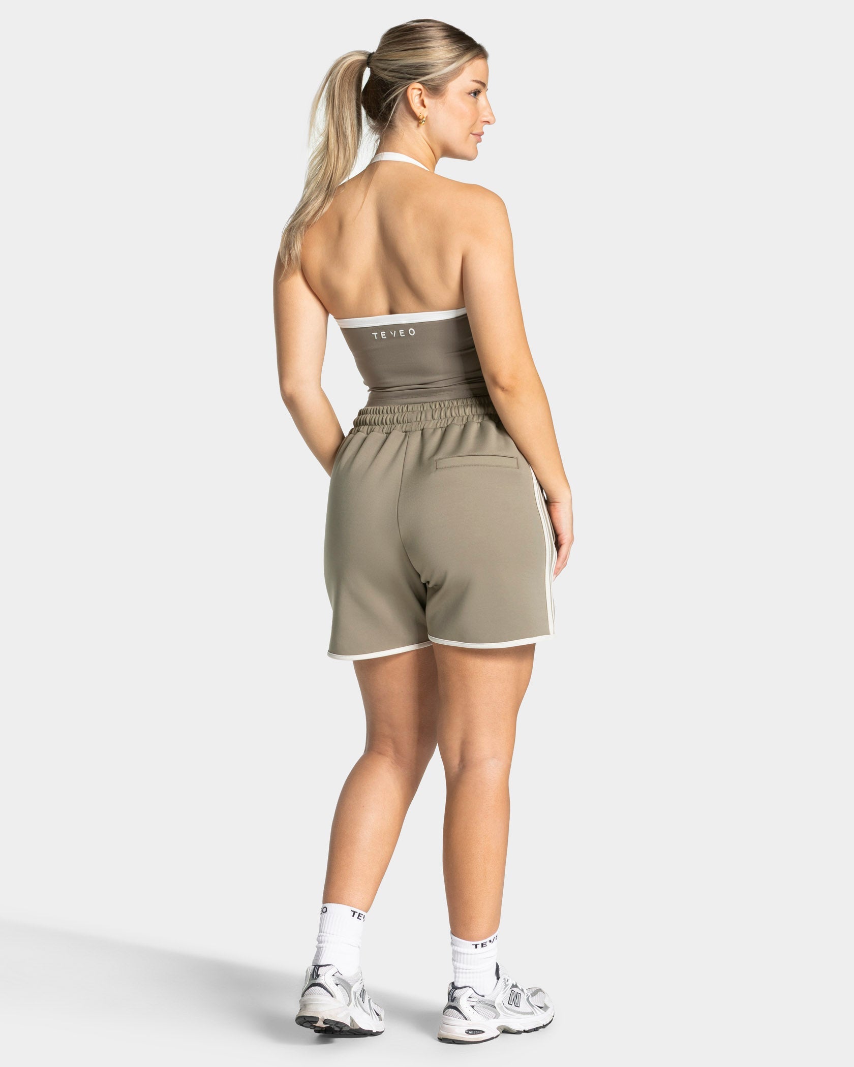 Club Neckholder Top "Khaki"