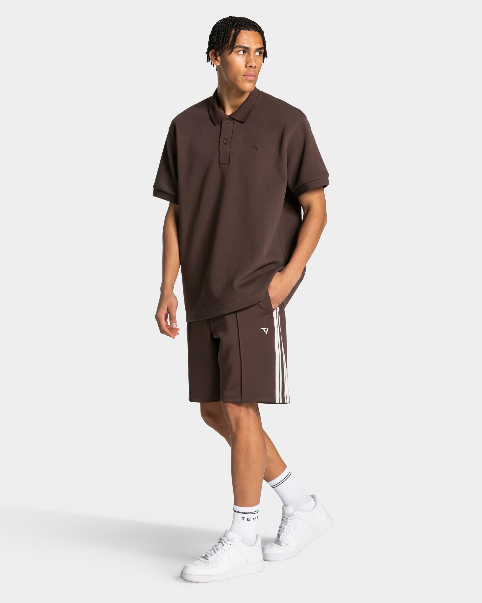 Club Oversized Polo "Espresso"