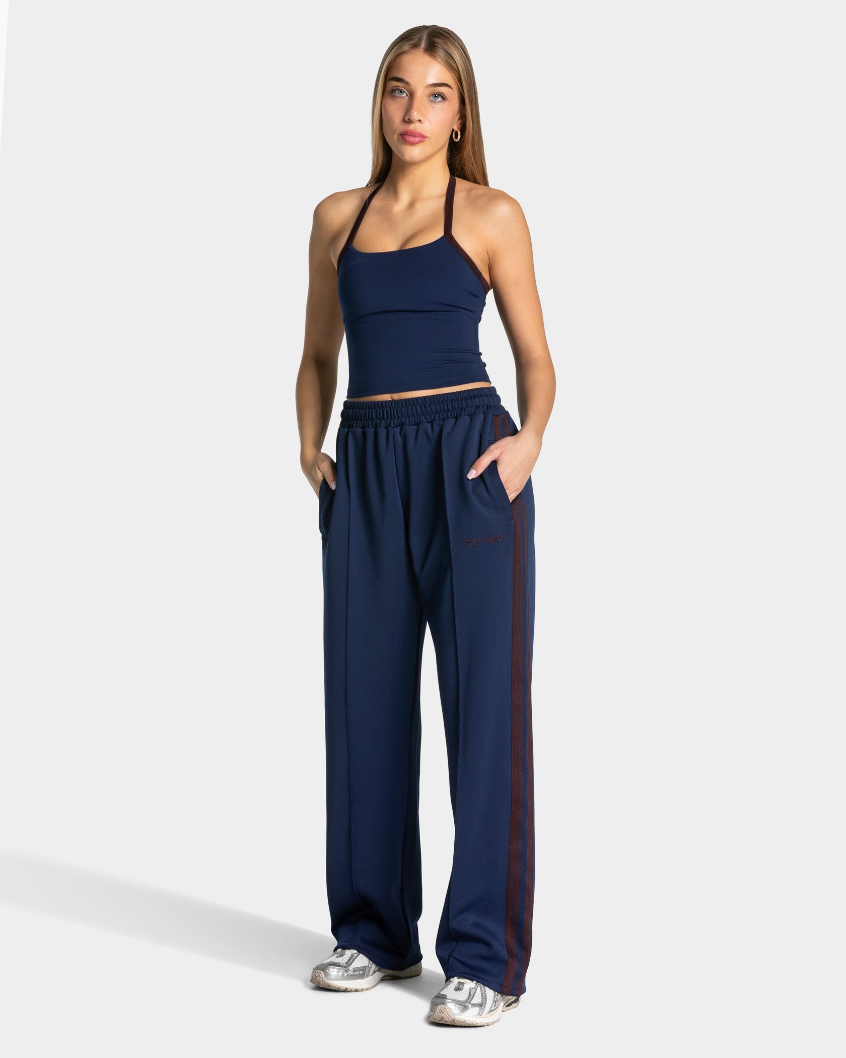 Club Straight Leg Jogger "Bleu foncé"