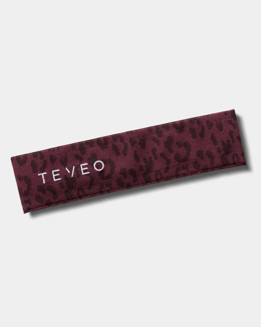 Bandeau Contrastline « léopard Merlot »
