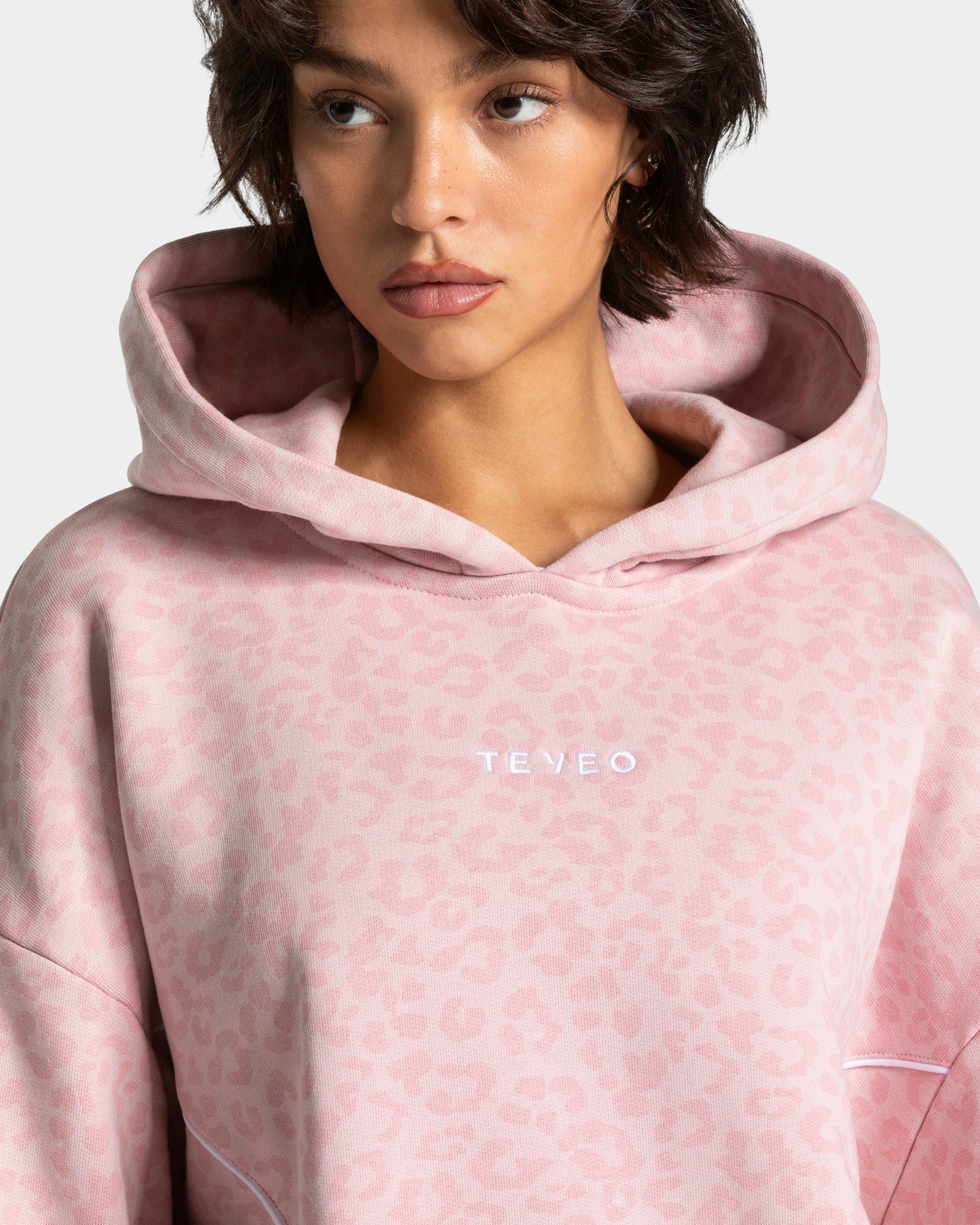 Sweat à capuche Contrastline  "Leo Rose"