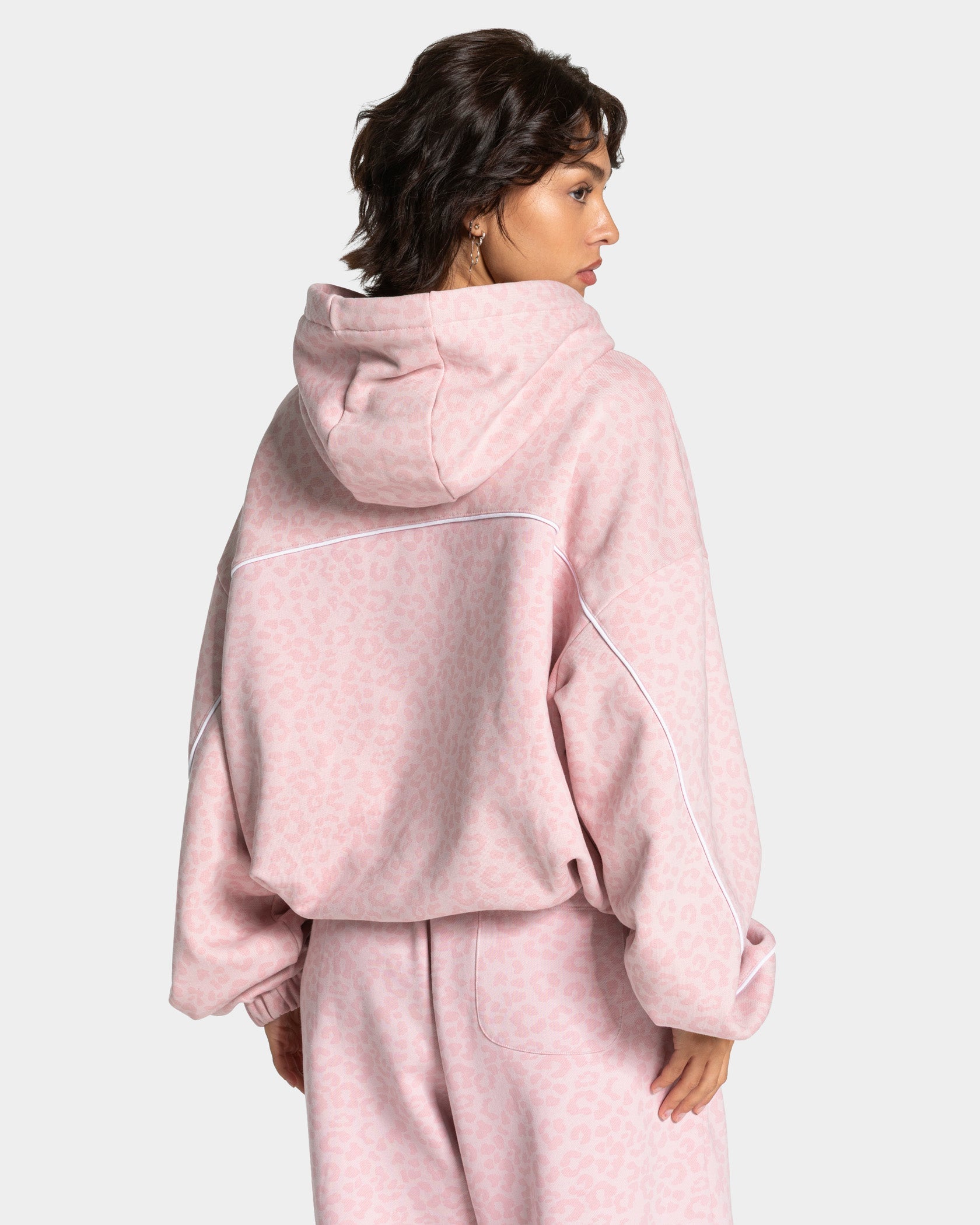 Sweat à capuche Contrastline  "Leo Rose"
