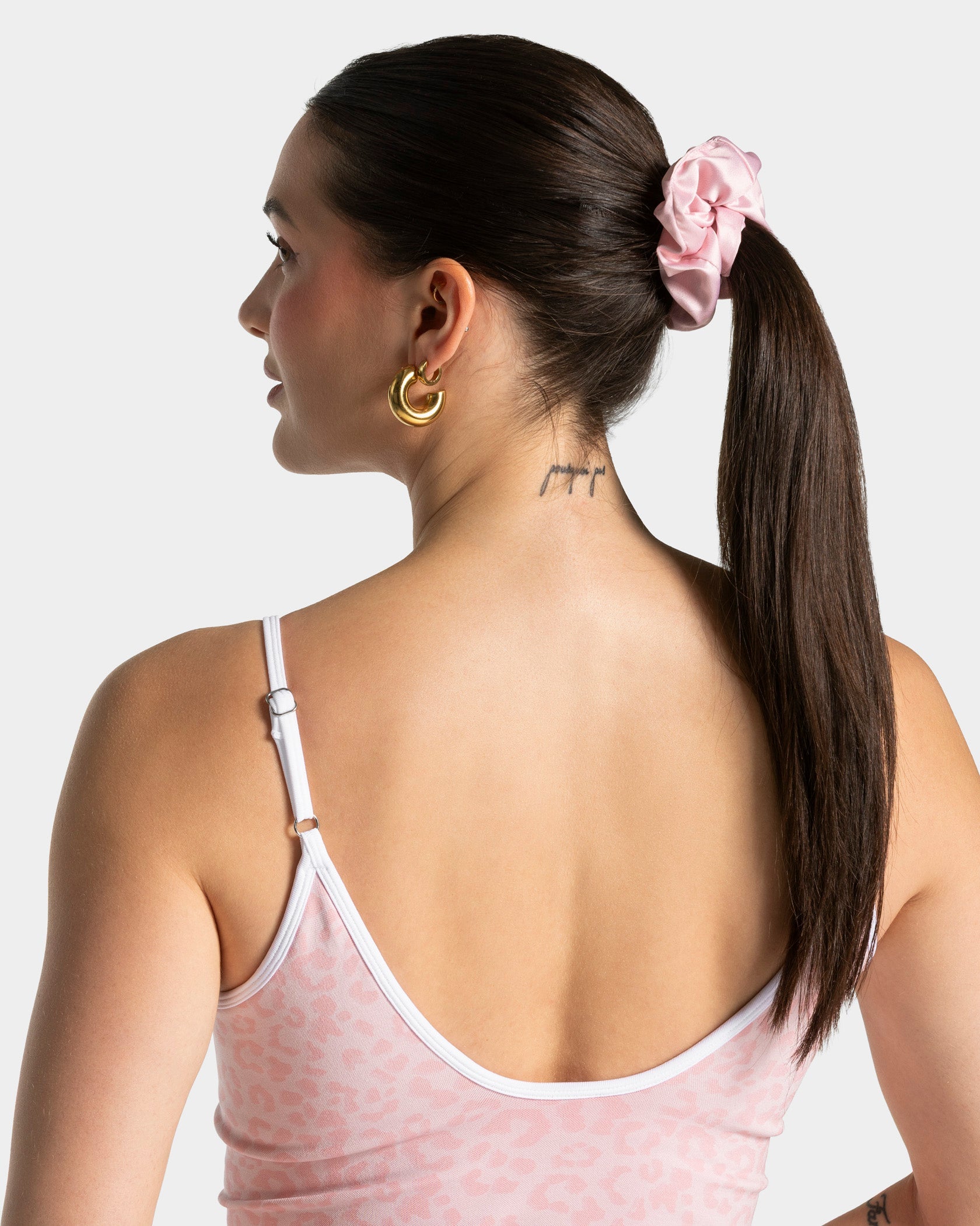 Contrastline Scrunchies (2er-Pack) ''Leo - Rosa''