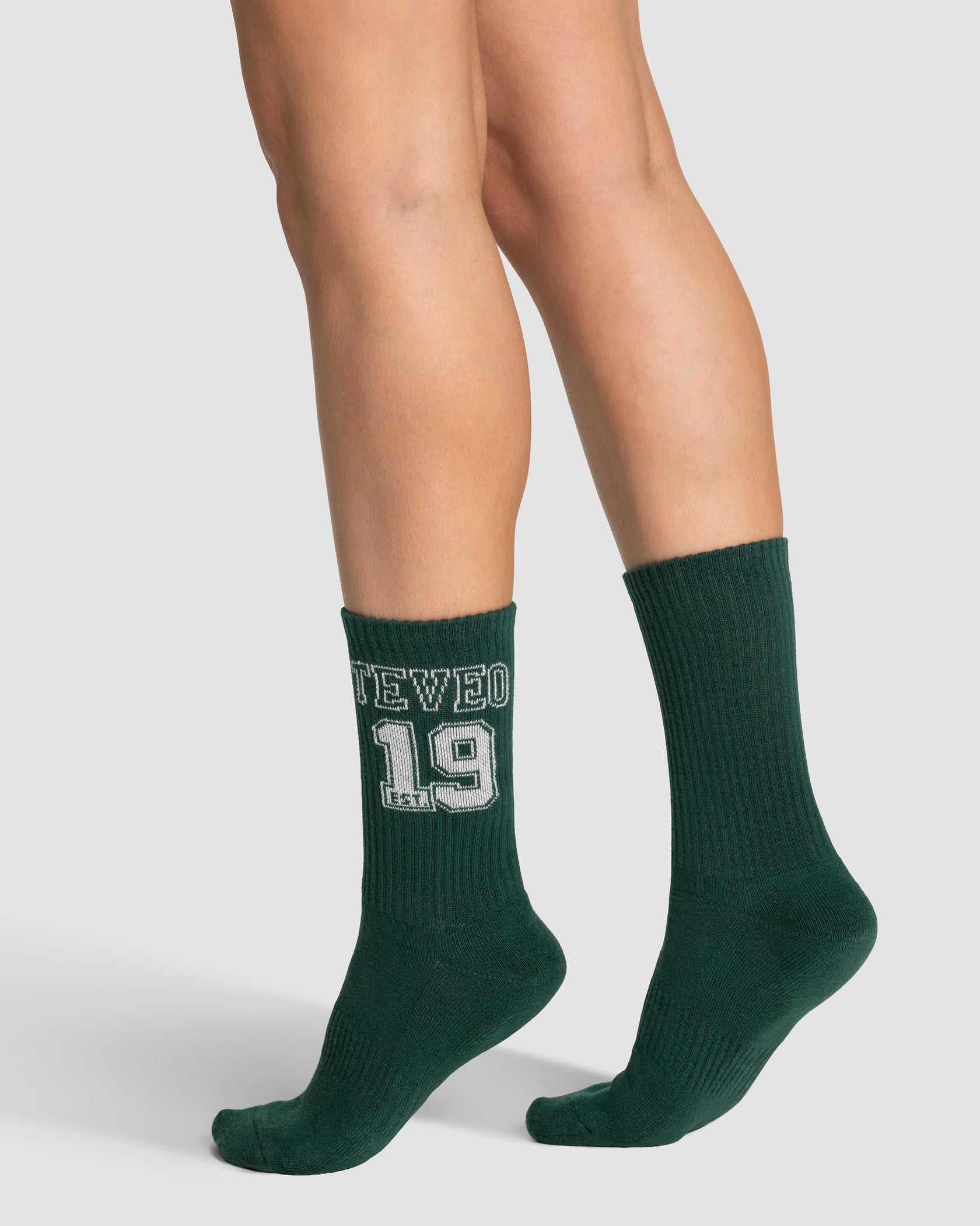 Chaussettes Football « Vert foncé/blanc cassé »