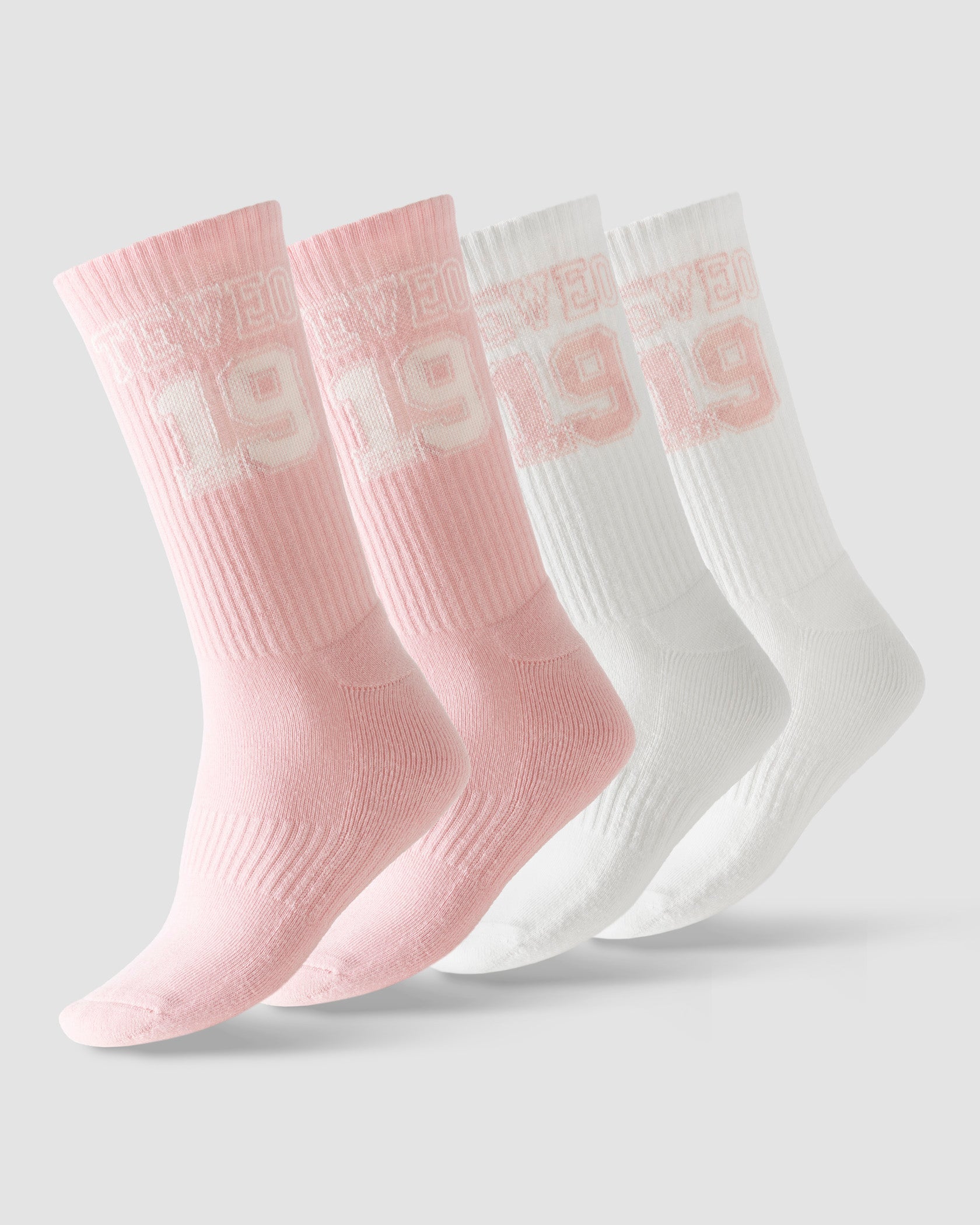 Chaussettes Football « rose/blanc cassé »