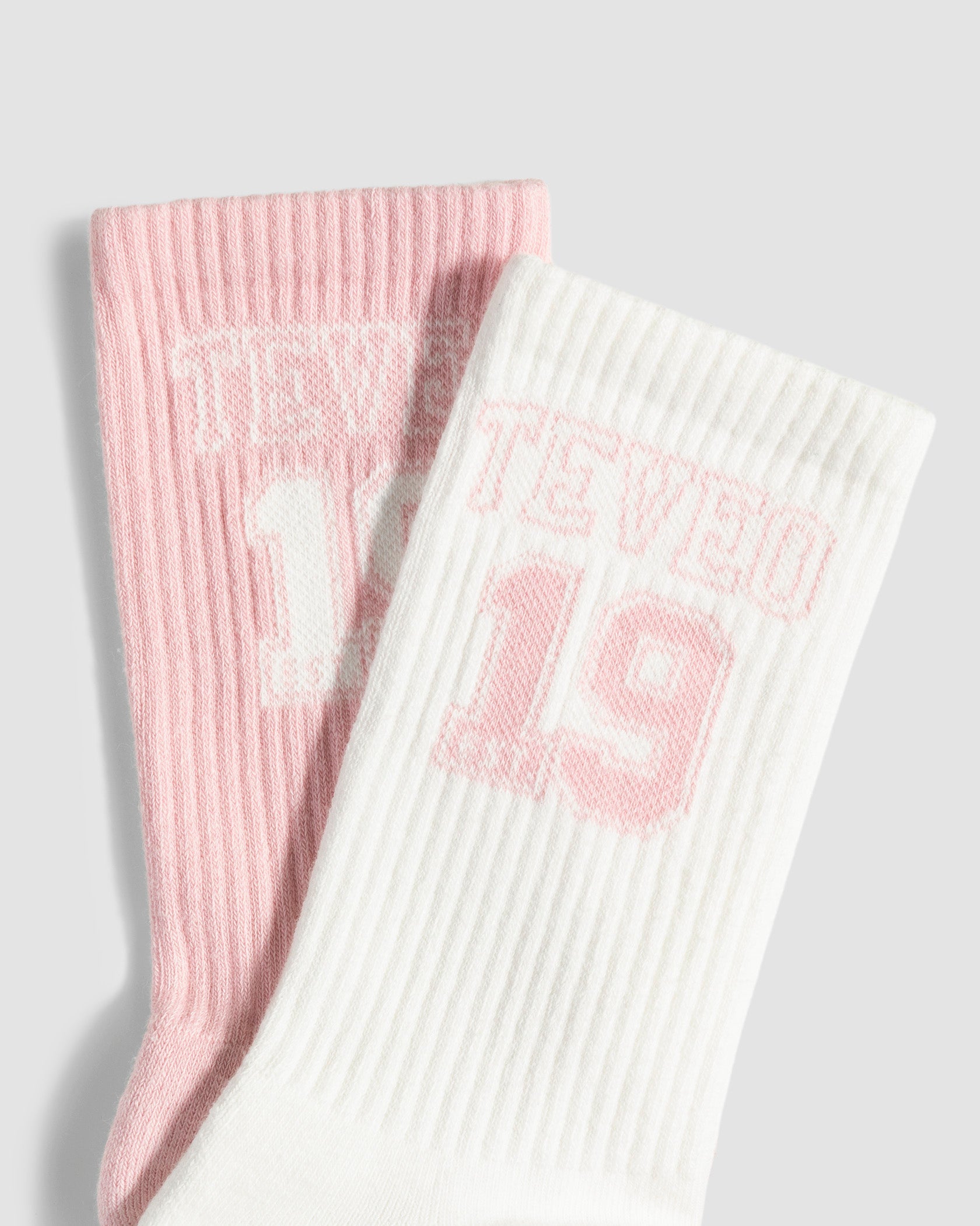 Chaussettes Football « rose/blanc cassé »