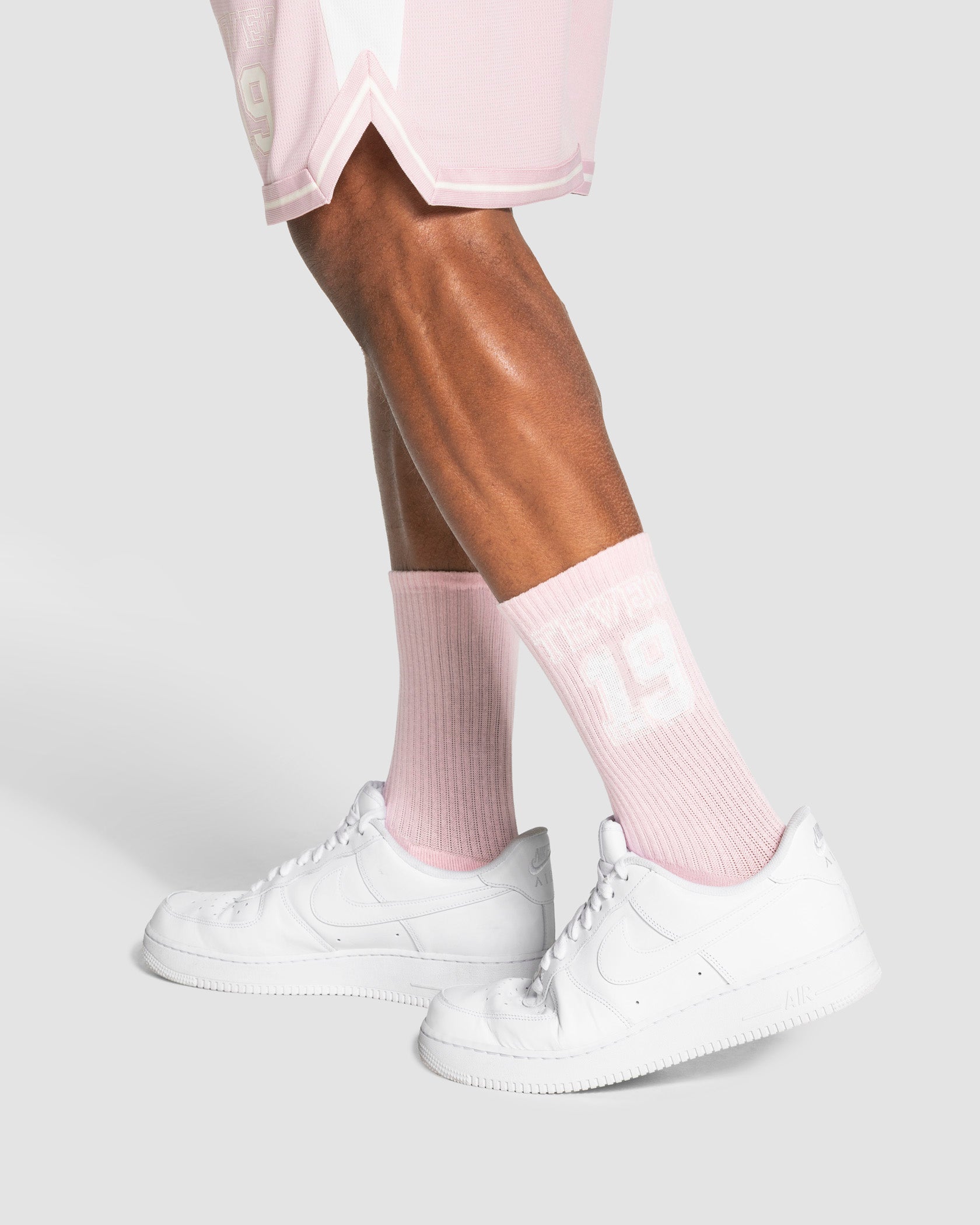 Chaussettes Football « rose/blanc cassé »