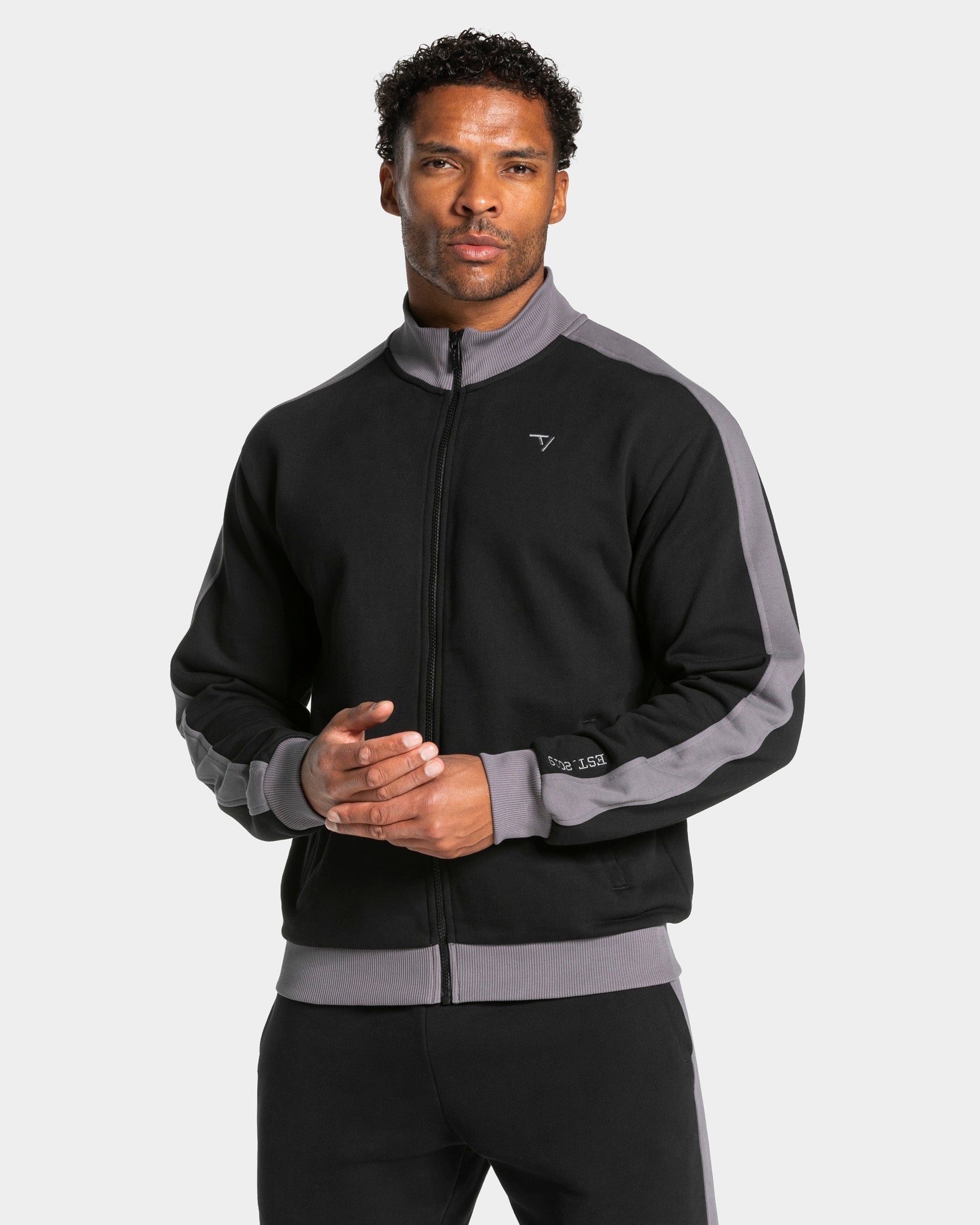 Veste de sport zippée Football « Noir »
