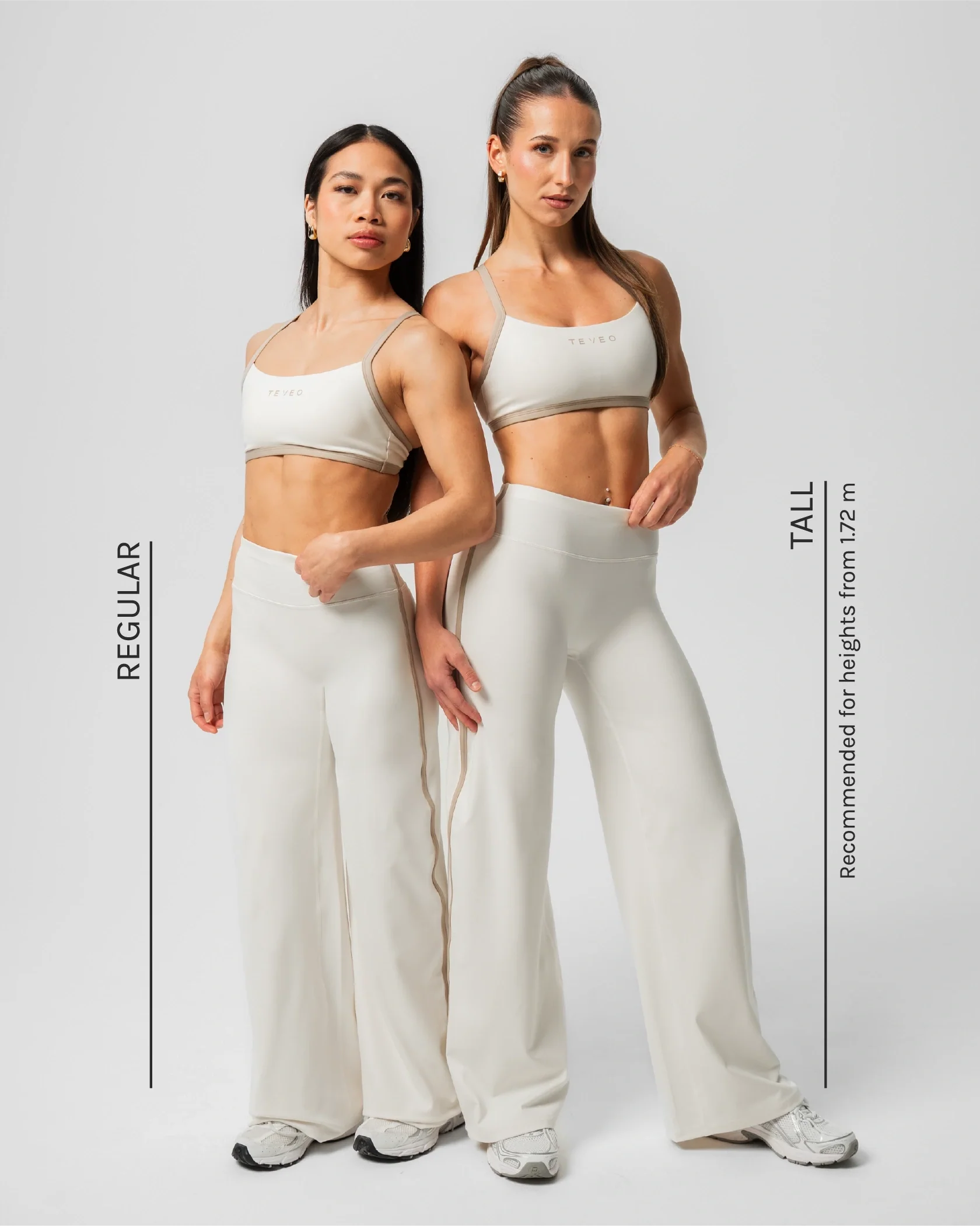 Pantalon à jambe droite standard Soft « Blanc cassé »