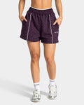 Short oversize Contrastline « Léopard blackberry »