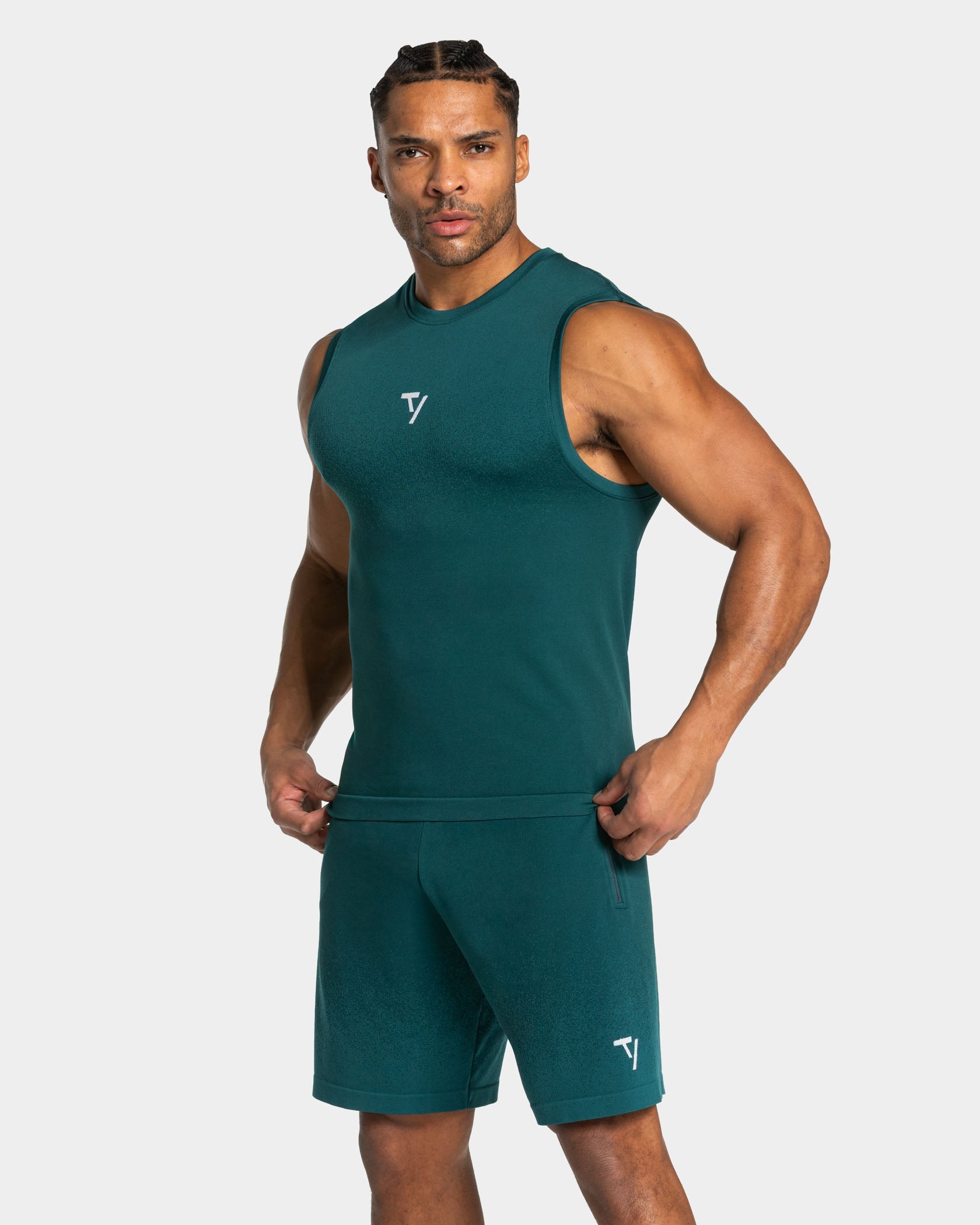 Débardeur Seamless Lift « bleu sarcelle »