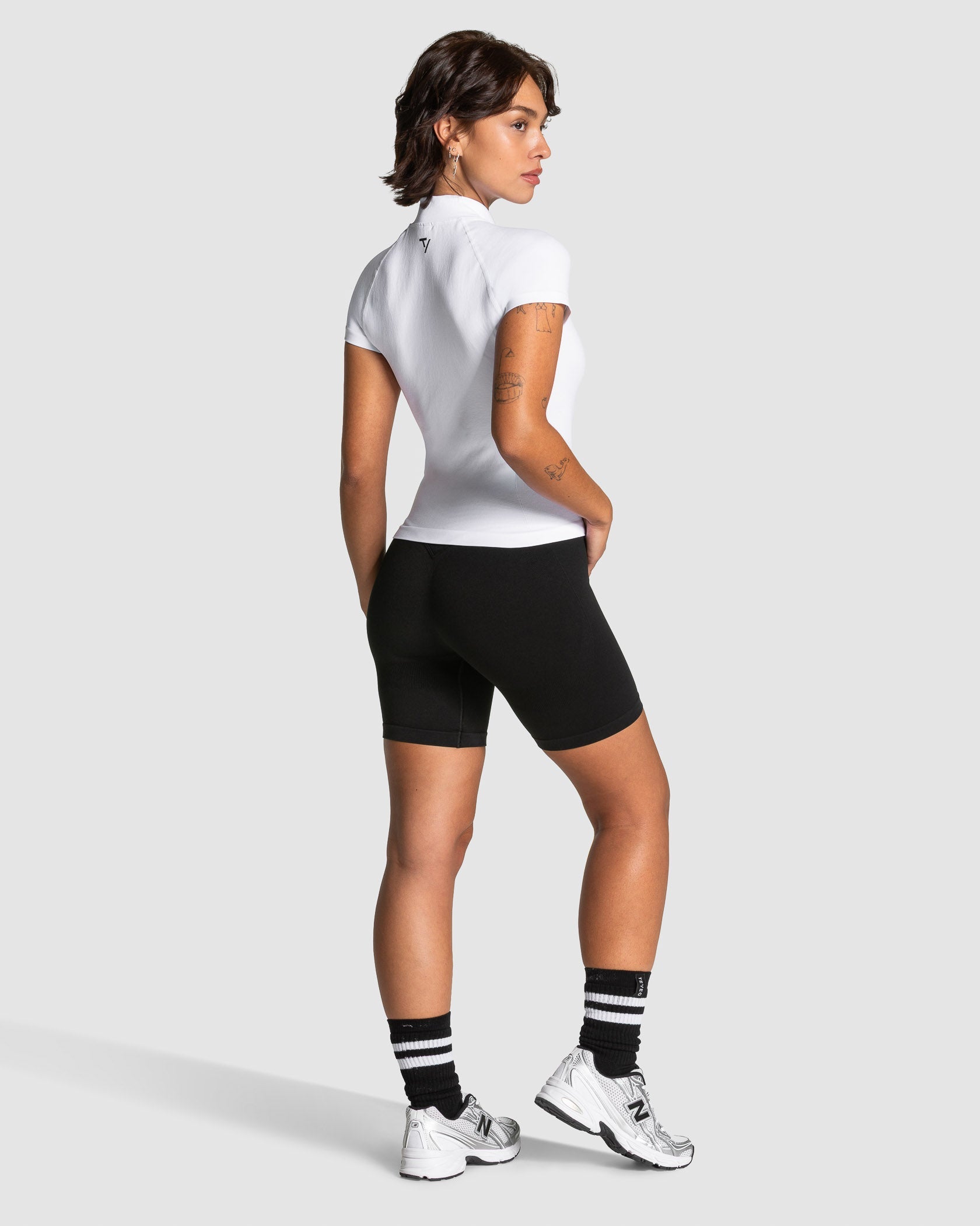 Lift Zip Shortsleeve "Weiß"
