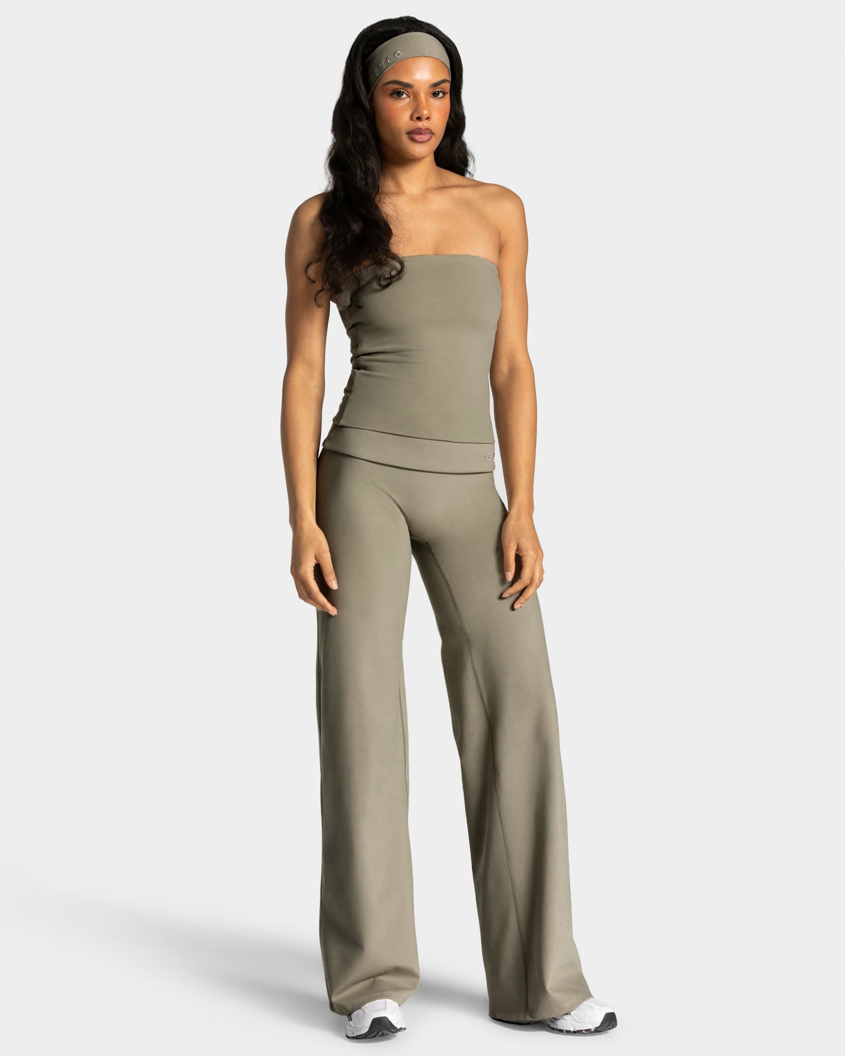 Mellow Bandeau Top Long "Khaki"
