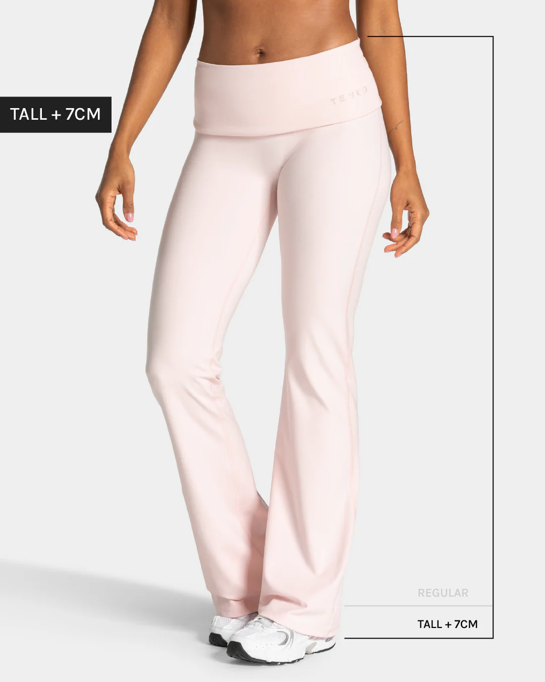 Mellow Fold Over Flared Leggings Tall "Blossom"