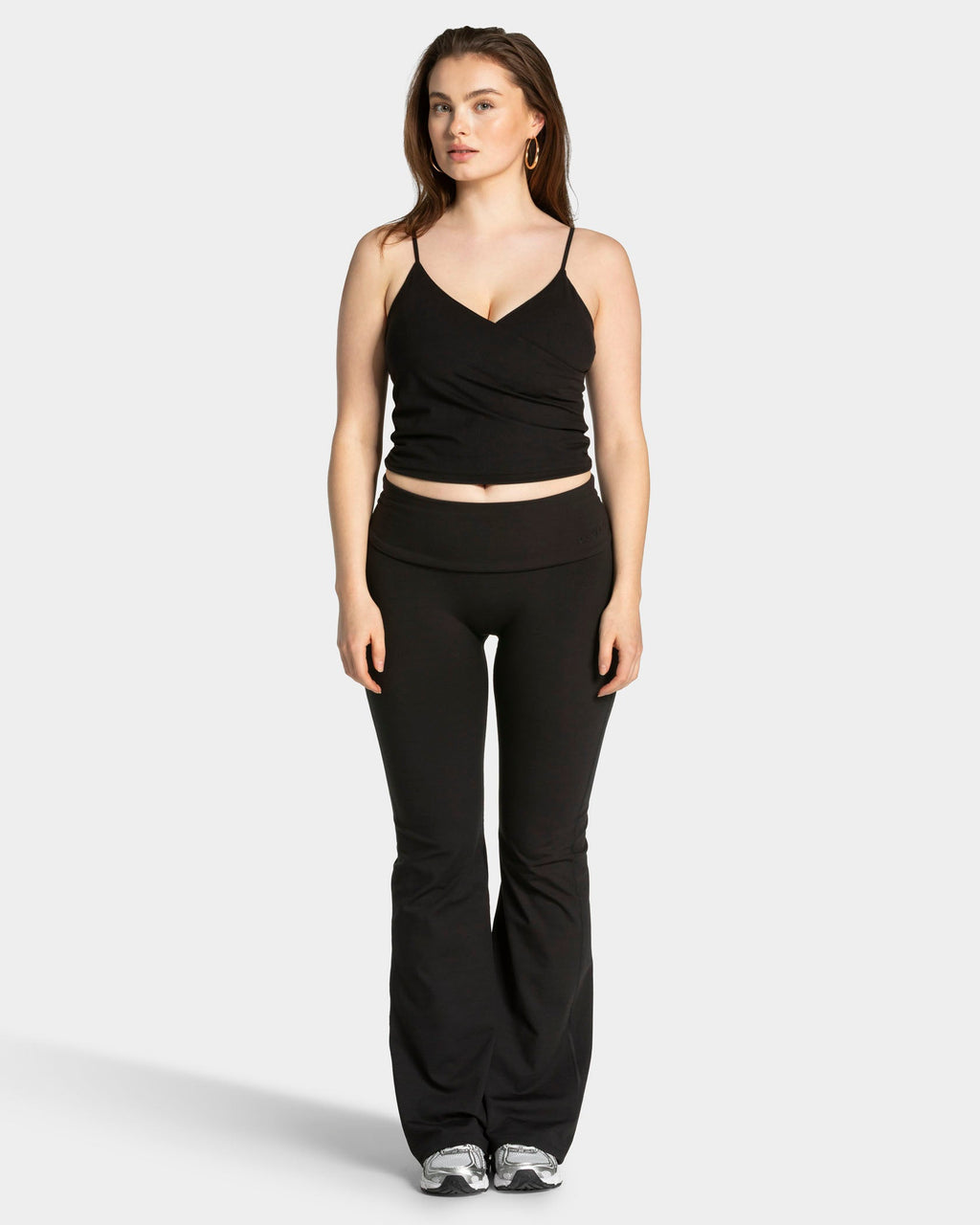 Mellow Gathered Top "Schwarz"