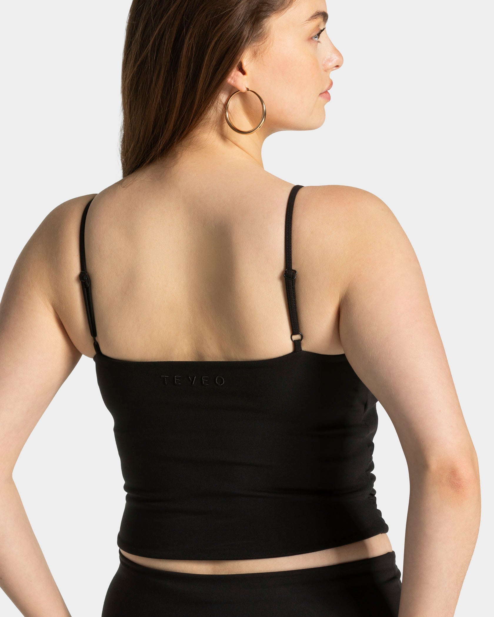 Mellow Gathered Top "Schwarz"