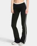 Legging évasé à coupe longue Soft « Noir »