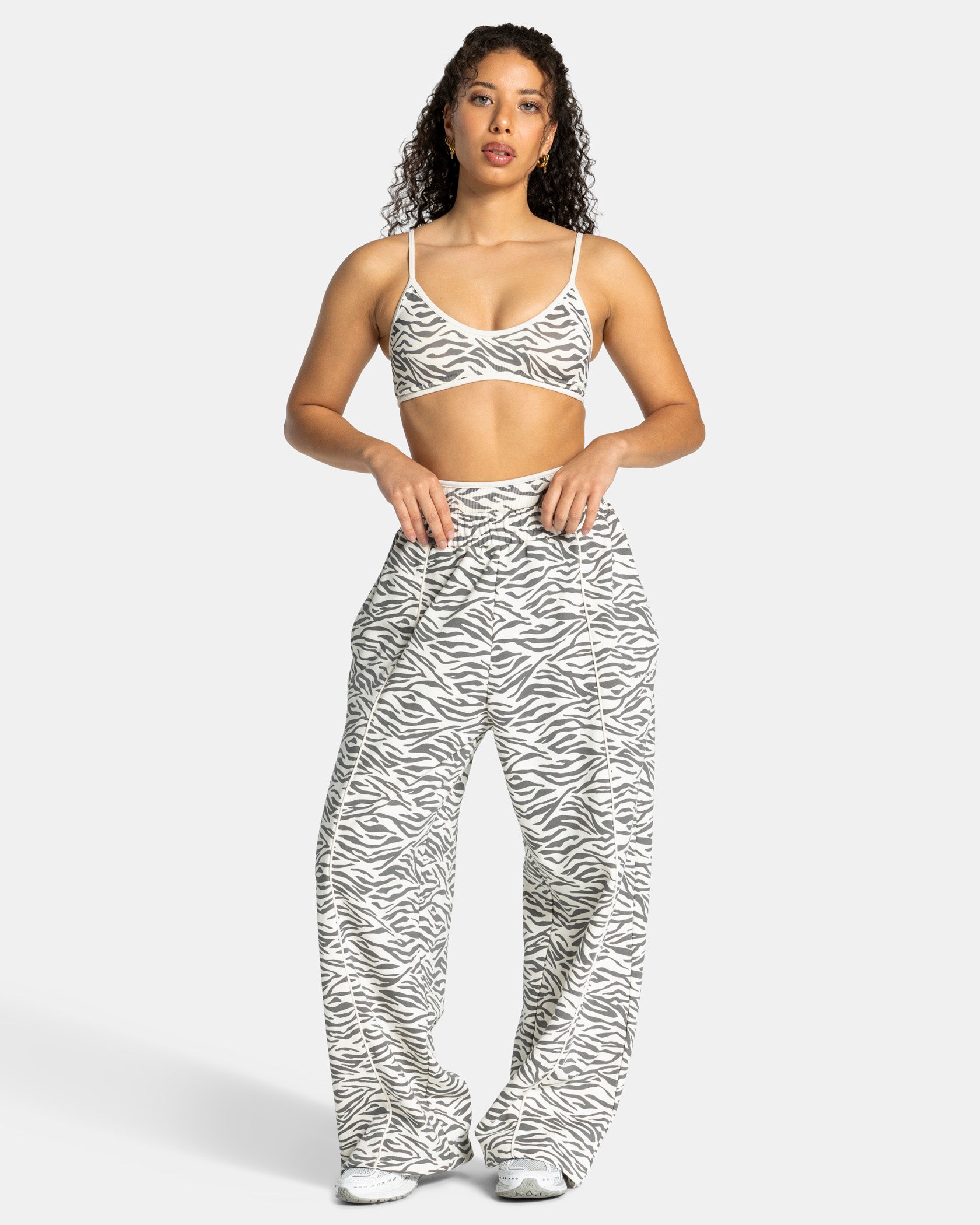 Brassière Contrastline « zèbre blanc cassé »