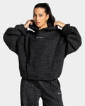 Sweat à capuche Contrastline « zèbre noir »